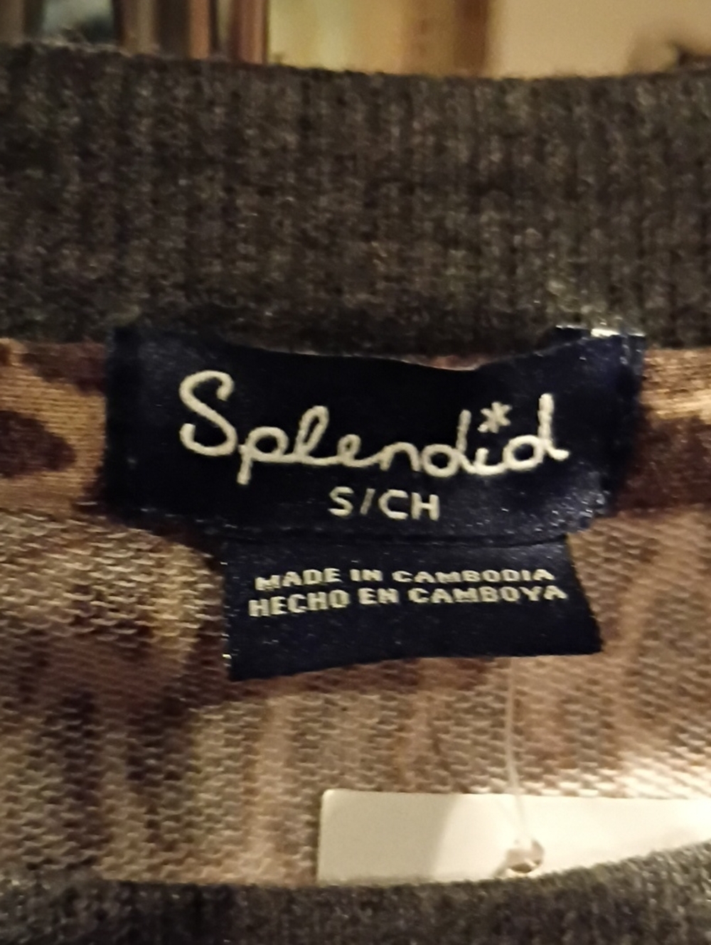Splendid Gray, Tan and Brown Lovely Leopard Animal Print 2-pc Pantsuit